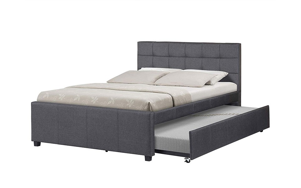 ΚΡΕΒΑΤΙ ΥΦΑΣΜΑΤΙΝΟ HOMER ΜΕ ΕΞΤΡΑ ΚΡΕΒΑΤΙ