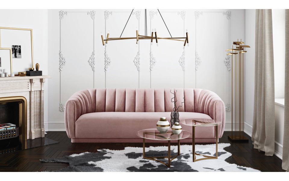 ΤΡΙΘΕΣΙΟΣ ΚΑΝΑΠΕΣ BLUSH