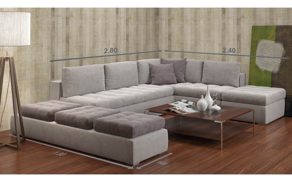 Γωνιακός Καναπές super comfort