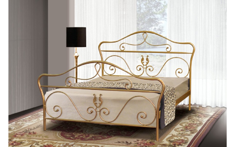 ΜΕΤΑΛΛΙΚΟ ΚΡΕΒΑΤΙ GOLDEN