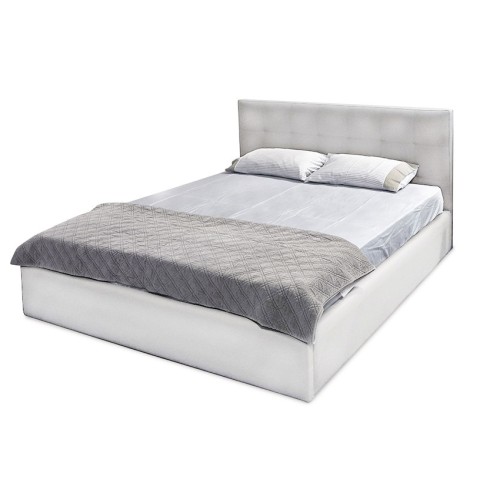 Κρεβάτι Υφασμάτινο Αρμονία P4 Διπλό 160X200cm μαζί με ορθοπεδικό στρώμα