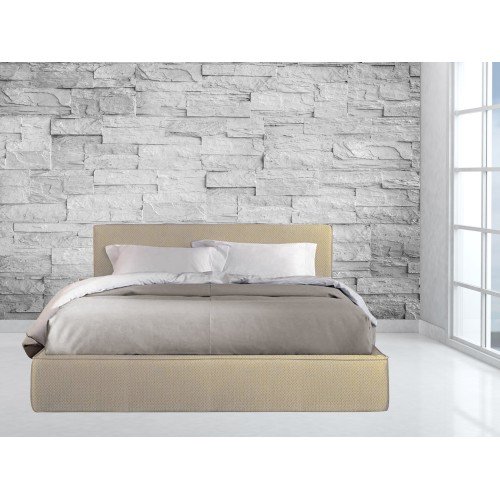 Κρεβάτι Υφασμάτινο Αρμονία P-1 Διπλό 160X200cm μαζί με ορθοπεδικό στρώμα