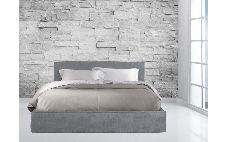 Κρεβάτι Υφασμάτινο Αρμονία P3 Διπλό 160X200cm μαζί με ορθοπεδικό στρώμα