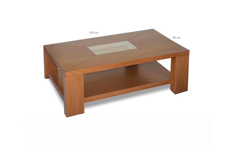 ΤΡΑΠΕΖΑΚΙ ΣΑΛΟΝΙΟΥ ΚΑΦΕ 120Χ60CM