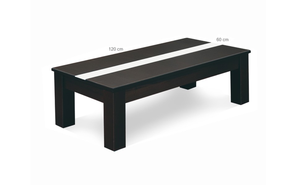 ΤΡΑΠΕΖΑΚΙ ΣΑΛΟΝΙΟΥ ΣΚΟΥΡΟ ΚΑΦΕ 120Χ60CM